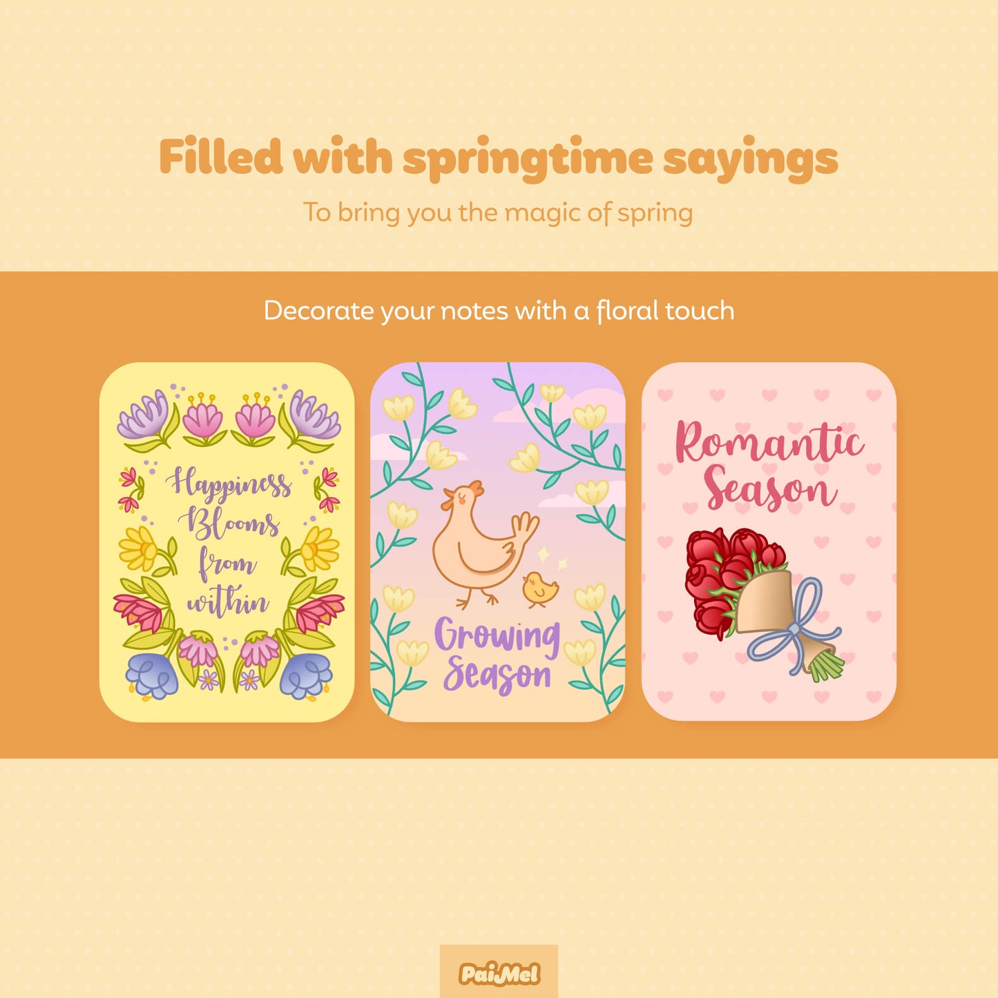 Spring Digital Stickers