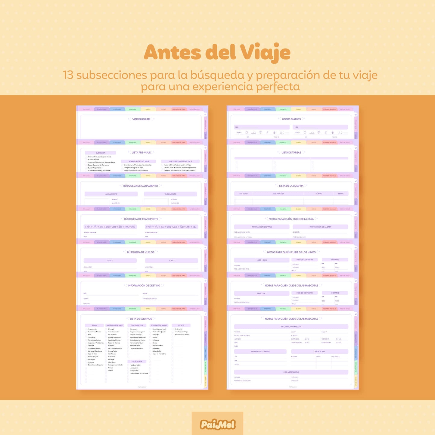 Digital Travel Planner Landscape View