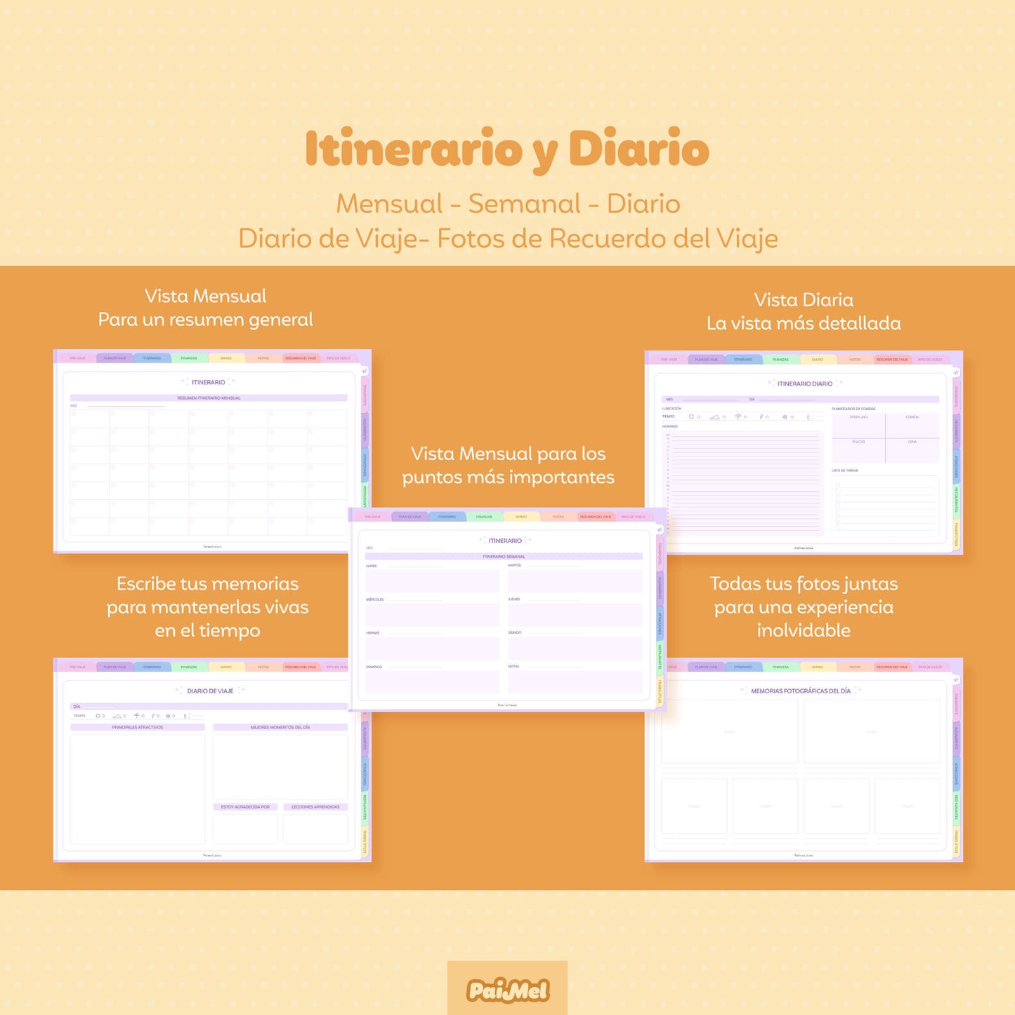 Digital Travel Planner Landscape View